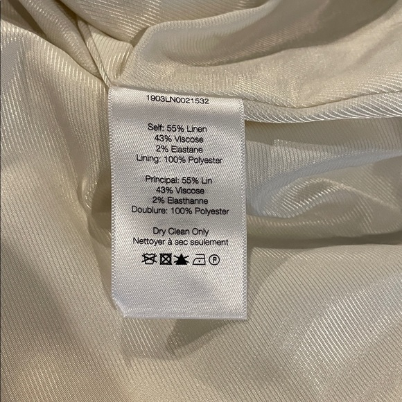 Veronica Beard Gaya Dickey Jacket White Size 10 - Picture 12 of 12